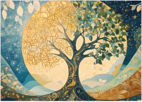 Obraz – Drzewo życia w księżycu (70x50 cm)