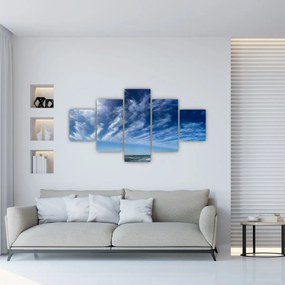 Obraz nieba z chmurami (125x70 cm)