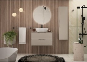 Kaszmirowa Szafka Łazienkowa pod Umywalkę 80cm 2 Szuflady Delica