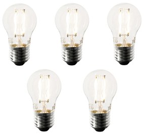 Zestaw 5 Inteligentna lampa E27 ściemnialna w Kelvinze LED P45 4,5W 470 lm 1800-4000K