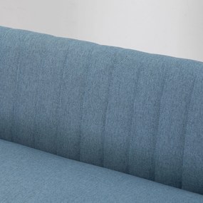 HOMCOM Sofa w wyglądzie lnianym