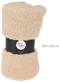 Gruby koc boucle TEDDY, 150 x 120 cm