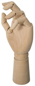 Model dłoni drewniany, 30 cm
