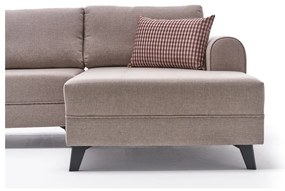 Beżowy narożnik (w kształcie litery U) Belen – Balcab Home