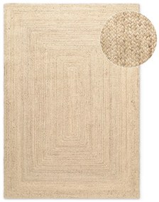 Dywan z juty dwustronny/tkany ręcznie w jasnym naturalnym kolorze 60x90 cm Juno – Hanse Home