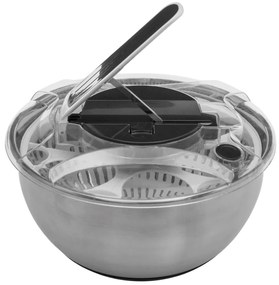Miska ze stali nierdzewnej + wirówka do sałaty, 3,5 L