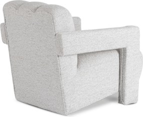 Szary fotel nowoczesny do salonu T7-K89