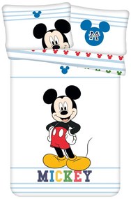 Bawełniana pościel dziecięca do łóżeczka 100x135 cm Mickey – Jerry Fabrics
