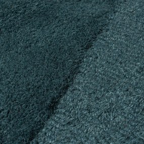 Zielononiebieski wełniany okrągły dywan tkany ręcznie ø 160 cm Shard Teal – Flair Rugs