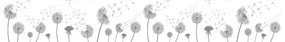 Naklejka na okno 200x40 cm Dandelions – Ambiance