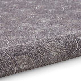 Szary dywan odpowiedni do prania 152x230 cm Deco Peacock – Catherine Lansfield