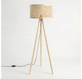 Brilagi - Lampa stojąca LED CERIA 1xE27/60W/230V średnica 40 cm beżowa