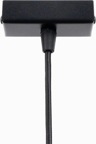 Czarna metalowa lampa wisząca LED Nebula – Sollux