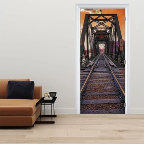 Fototapeta na drzwi - Most kolejowy (95x205cm)