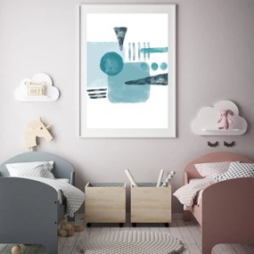 Plakat - Malowana abstrakcja (A4)
