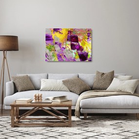 Obraz na szkle abstrakcji - malarstwo (70x50 cm)