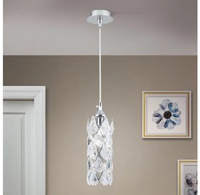 Orion - Lampa wisząca RITA na linkę 1xG9/40W/230V, chrom błyszczący