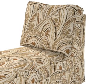 Pokrowiec na szezlong/ leżankę Ektorp wolnostojący prosty tył