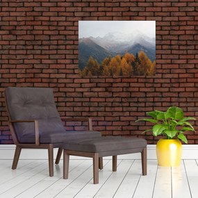 Obraz - Widok na grzbiety górskie (70x50 cm)