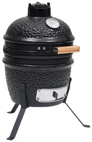 Czarny ceramiczny grill z funkcją wędzenia G9-K47