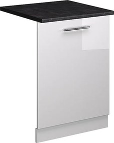 Panel przedni zmywarki biały wysoki połysk 60x1.6x81.8 fame-line