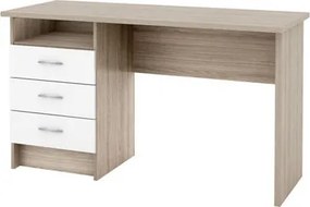 Biurko Function 3s biały/dąb sonoma