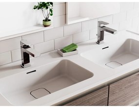 Biała ceramiczna umywalka podwójna 124x46 cm Strada II – Ideal Standard