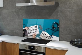 Panel szklany do Kuchni Stanowisko Mikserskie DJ-a