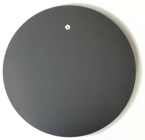 Lustro Yuvarlak Ayna Siyah 60 cm