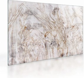 Obraz na szkle - Irysy (70x50 cm)