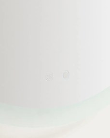 Lustro ścienne z oświetleniem ø 60 cm Mervi – Kave Home