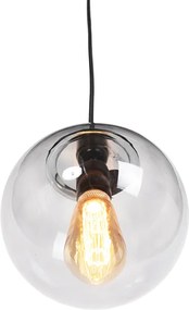 Nowoczesna lampa wisząca szara 20 cm - Pallon