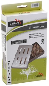 Cattara Pojemnik do wędzenia na grillu, 21 x 13 x 3,5 cm