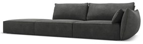 Szary szezlong (prawostronny) Vanda – Mazzini Sofas
