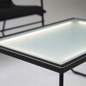 Zestaw mebli ogrodowych Calvero - sofa 2-osobowa, 2 fotele i stolik, kolor czarny