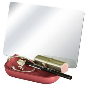 Kleine Wolke Lusterko kosmetyczne Tray, różowy