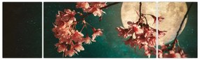 Obraz - Kwiat wiśni podczas pełni (170x50 cm)