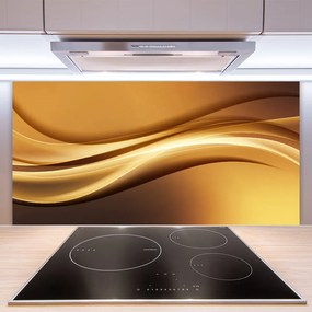 Panel Szklany do Kuchni Dynamiczne Fale Koloru