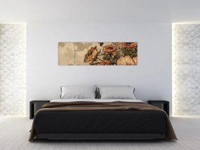 Obraz - Bee Meadow II. (170x50 cm)