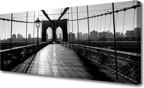 Duży obraz na płótnie Łukowa Konstrukcja Mostu