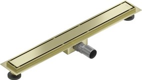 Mexen Flat M13 odpływ liniowy 2w1 60 cm, złoty szczotkowany - 1A10060-15