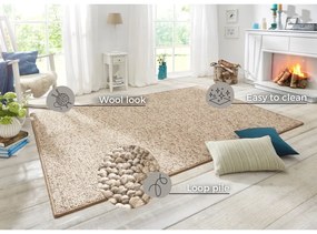 Jasnobrązowy dywan 160x240 cm Wolly – BT Carpet