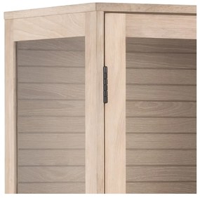 Witryna w dekorze dębu 80x180 cm Linley – Actona