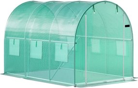 Tunel foliowy ogrodowy 2x3 m z oknami i moskitierą G890