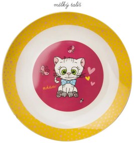 3-częściowy zestaw dziecięcych porcelanowych naczyń Orion Kittens