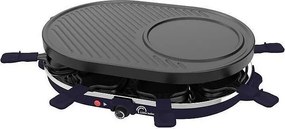 Urządzenie do Raclette Little Balance Multi Cheese 1200W - 8 Osób - Grill/Crêpe Zdejmowana - Nocny Niebieski