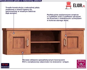 Półka wisząca szafka dąb stuletni Ohlo