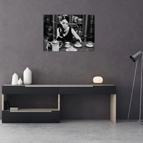 Obraz na szkle kobiety (70x50 cm)