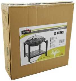 Cattara 13015 Palenisko z rusztem Sabatini, 54 x 55 x 54 cm