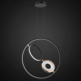 Okrągła lampa wisząca ring LED Seppia No.1